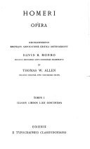 Homeri Opera: Iliadis libros I-XII