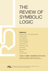 The Review of Symbolic Logic, Volume 17, Number 4, December 2024
