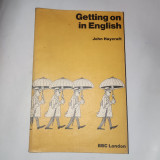 Getting on in English