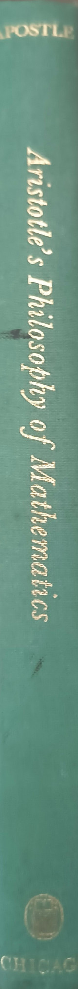 Aristotle's philosophy of Mathematics