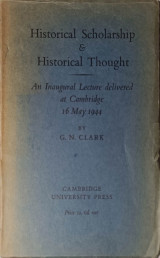 Historical Scholarship and Historical Thought