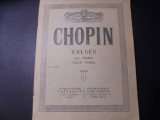 Chopin -valses - διά πιάνο, pour piano