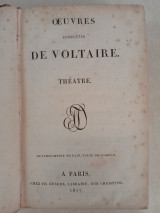 Βολταίρος Θεατρικά έργα (τόμος 1/έκδοση 1817)