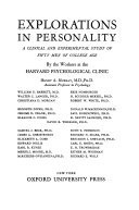 Explorations in Personality