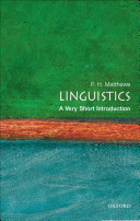 Linguistics: A Very Short Introduction