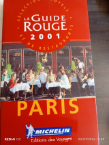 Le guide rouge 2001 Paris