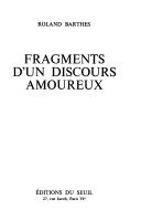 Fragments d'un discours amoureux