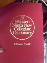 Webster's Ninth New Collegiate Dictionary