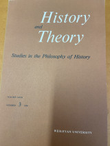History and Theory, vol. 29 no.3 (1990)