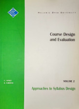 Course design and evaluation: volume two approaches to syllabus design