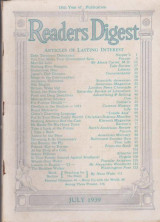 Reader’s Digest, July 1939