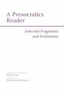 A Presocratics Reader