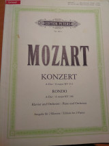 Mozart konzert a dur kv414 rondo a dur kv386 klavier und orchester