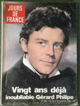 Jours de France (No 1299_November 24-30, 1979) - Gérard Philipe Cover