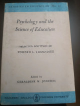 Psychology and the science of education