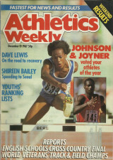 Athletics Weekly Magazine – 10 December 1987 - Στίβος