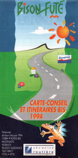 Bison Fute Map of France