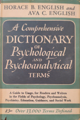 A Comprehensive Dictionary of Psychological and Psychoanalytical Terms …