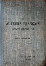 Les Auteurs français contemporains – Cours supérieur