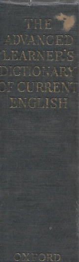 The Advanced learner's Dictionary of Current English