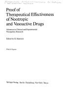 Proof of Therapeutical Effectiveness of Nootropic and Vasoactive Drugs