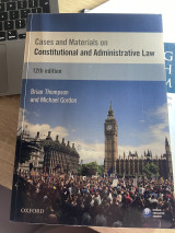 Cases and materials on constitutional and administrative law