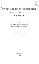Cyprus and Its Constitutional and Other Legal Problems